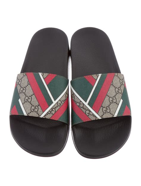 gucci fabric slides|Gucci slides outlet.